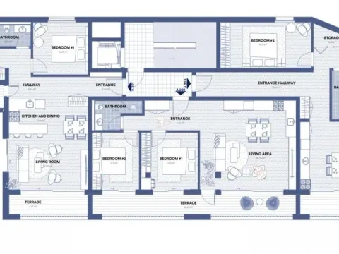 Prodaja, dvosoban stan, 76m², Pržno, Budva - image 20