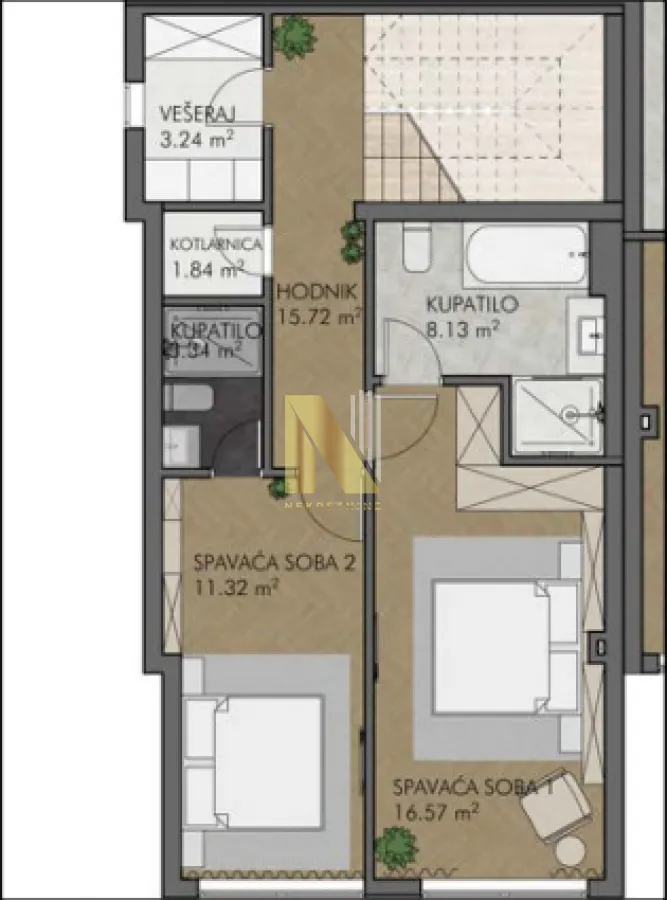 Rent, office space, 181m², Sremska Kamenica, Petrovaradin