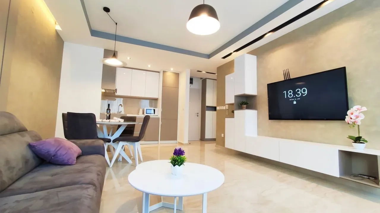 Rent, one bedroom apartment, 46m², Budva, Crna Gora