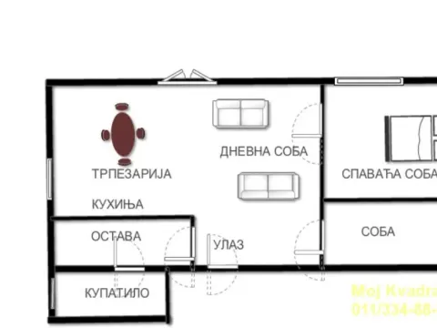 Prodaja, dvosoban stan, 46m², Višnjica, Palilula Sve Podlokacije - image 11