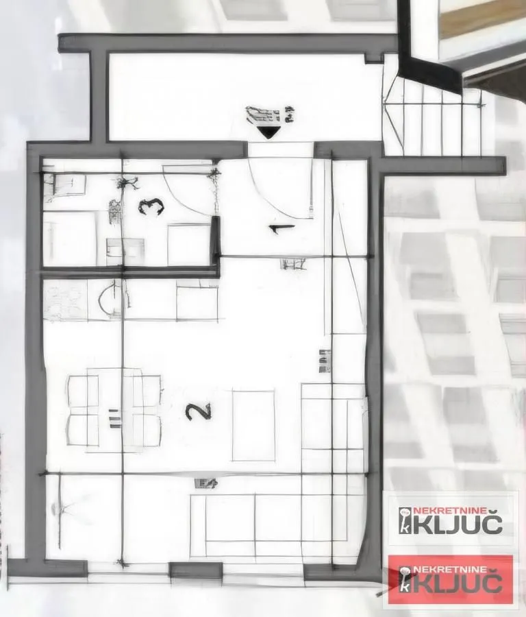 Prodaja, garsonjera, 27m², Sajmište, Novi Sad