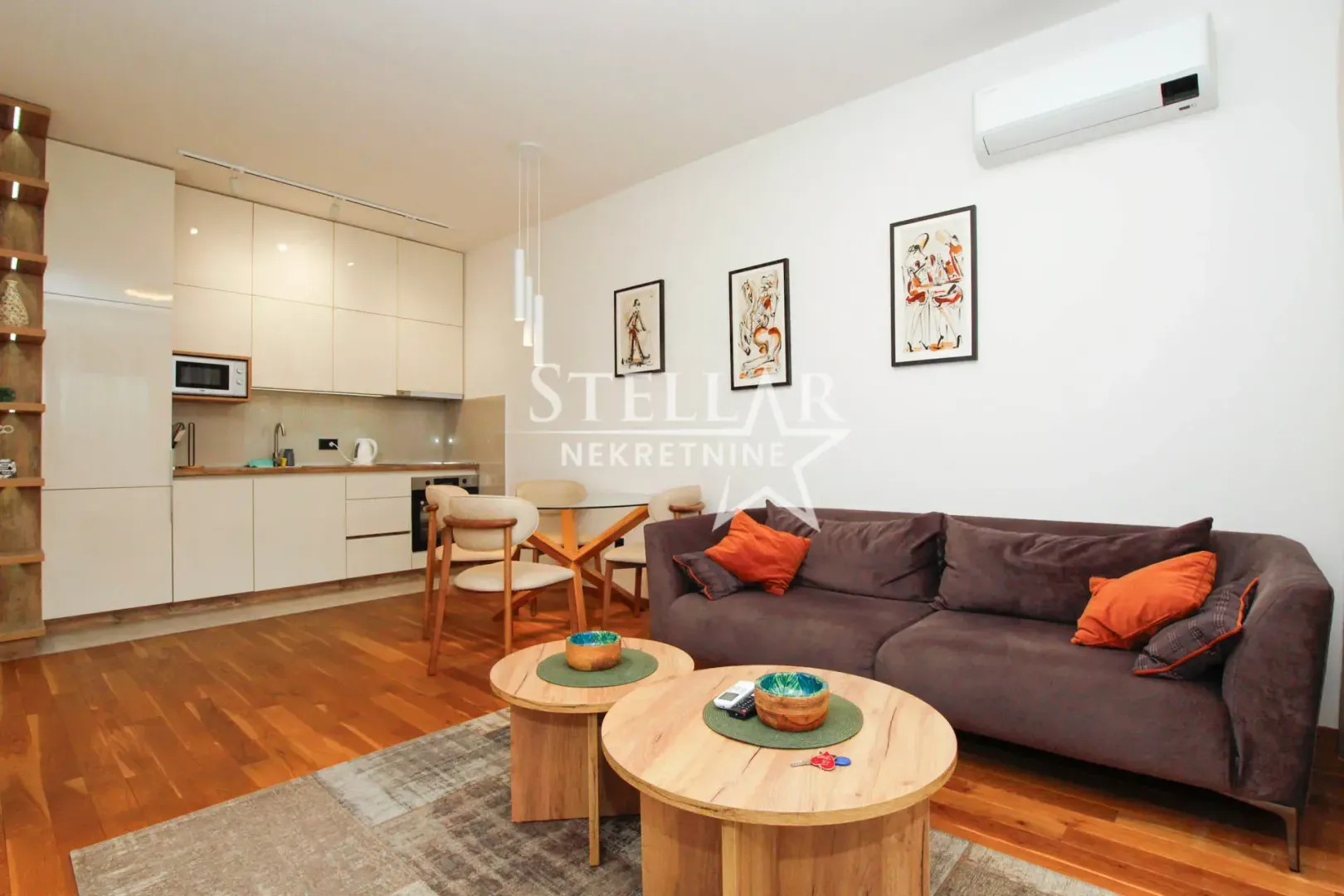 Rent, one bedroom apartment, 44m², Gorica C, Podgorica