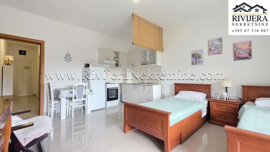 Prodaja, jednosoban stan, 42m², Đenovići, Herceg Novi