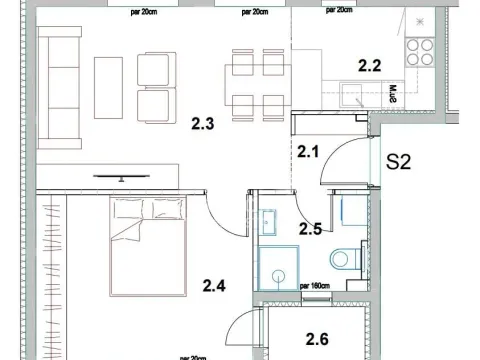 Stan in Palilula Sve Podlokacije