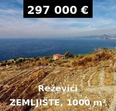 Prodaja, plac, 1000m², Budva, Crna Gora