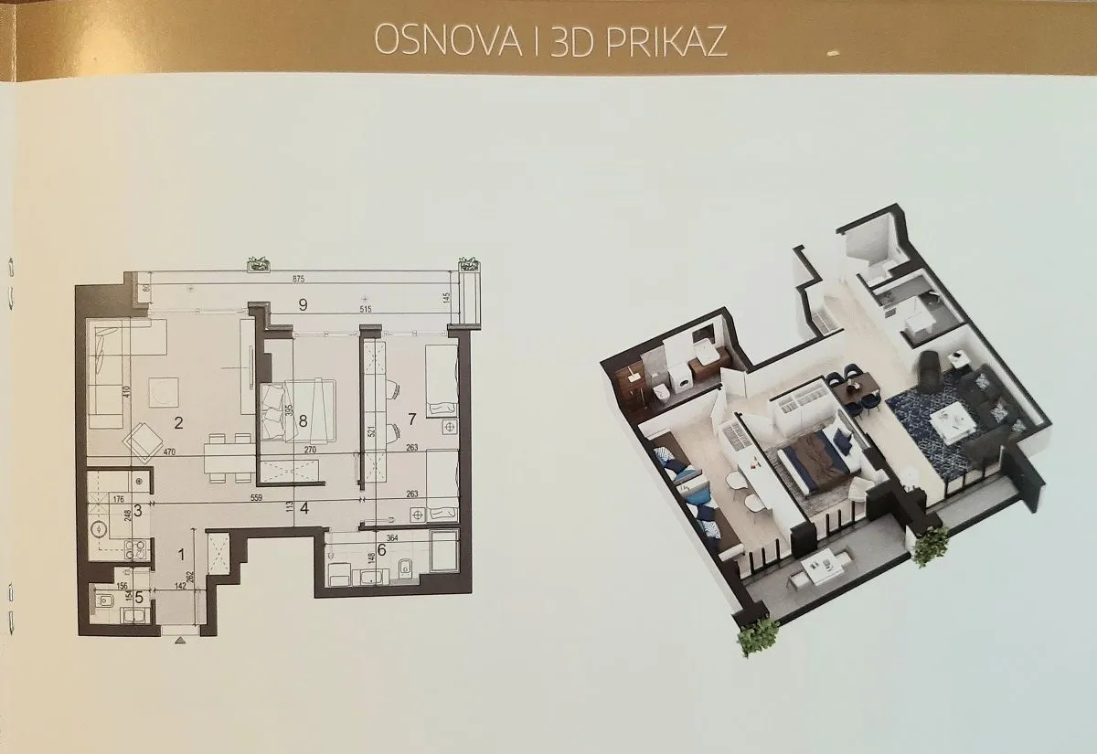 Sale, three bedroom apartment, 78m², Novi Beograd Blok 25, Novi Beograd Sve Podlokacije