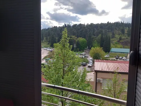 Pogled sa terase na brdo i okolno zelenilo. - image 2