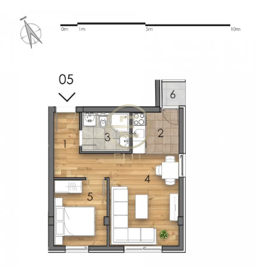 Prodaja, dvosoban stan, 36m², Detelinara, Novi Sad Sve Podlokacije