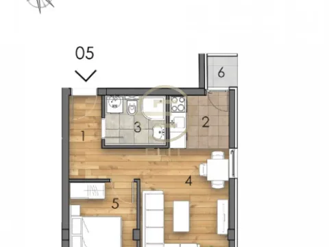 Prodaja, dvosoban stan, 36m², Detelinara, Novi Sad Sve Podlokacije - image 1