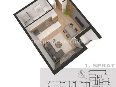 Prodaja, garsonjera, 30m², Petrovaradin, Novi Sad - image 2