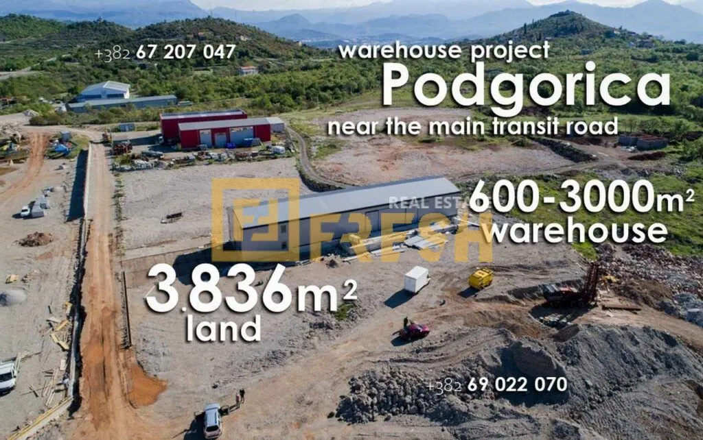 Prodaja, plac, 3836m², Kokoti, Podgorica