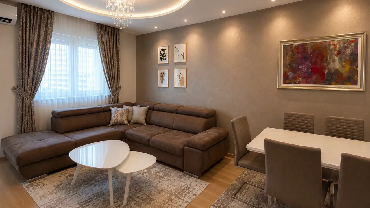 Rent, one bedroom apartment, 47m², City Kvart, Podgorica