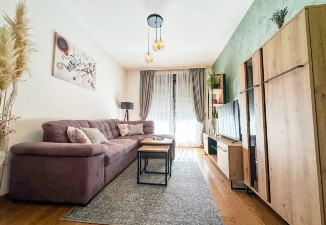 Izdavanje, jednosoban stan, 50m², Tološka šuma, Podgorica