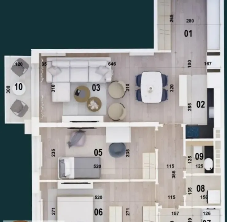 Sale, three bedroom apartment, 75m², Banovo Brdo, Beograd