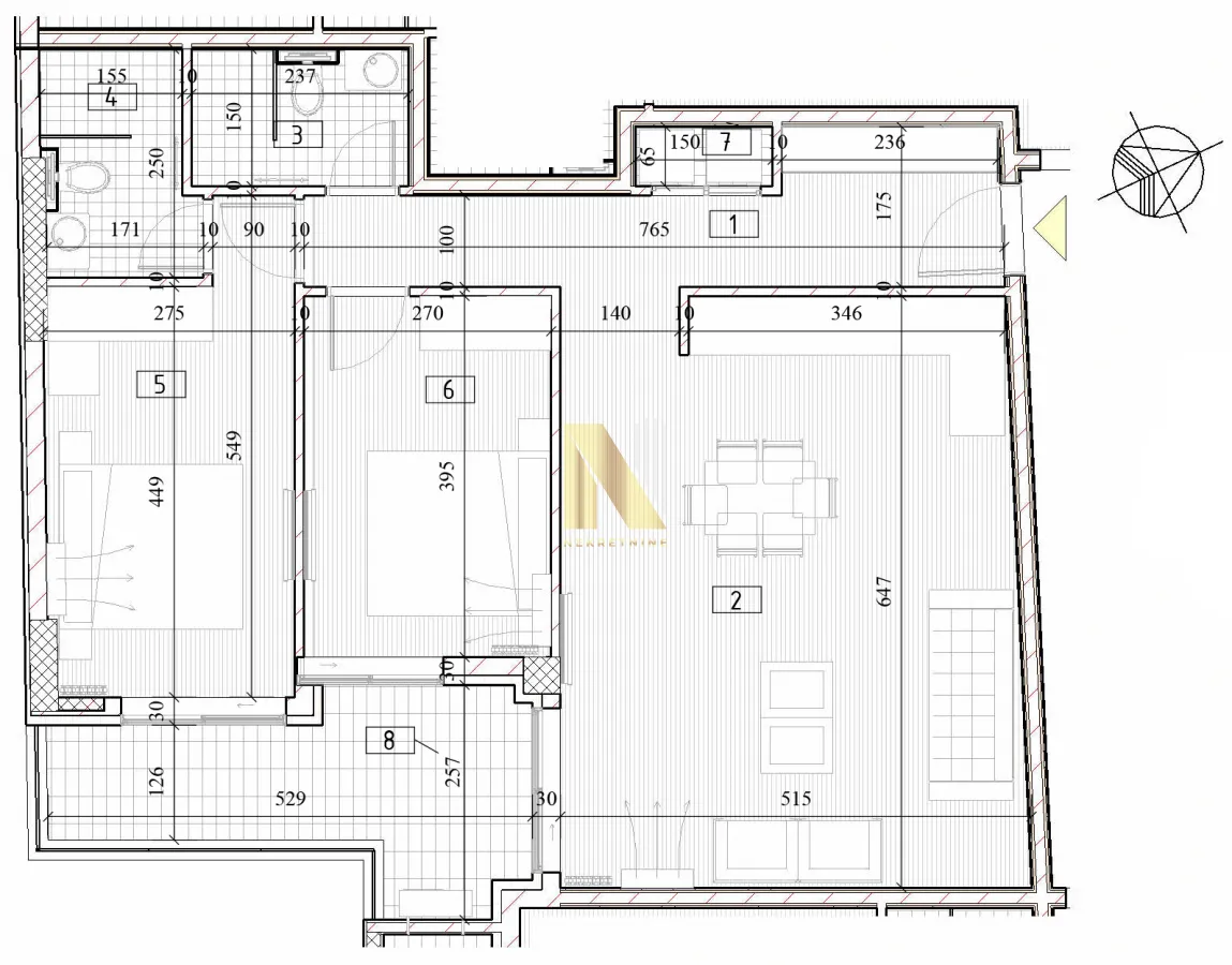 Prodaja, trosoban stan, 78m², Centar, Novi Sad