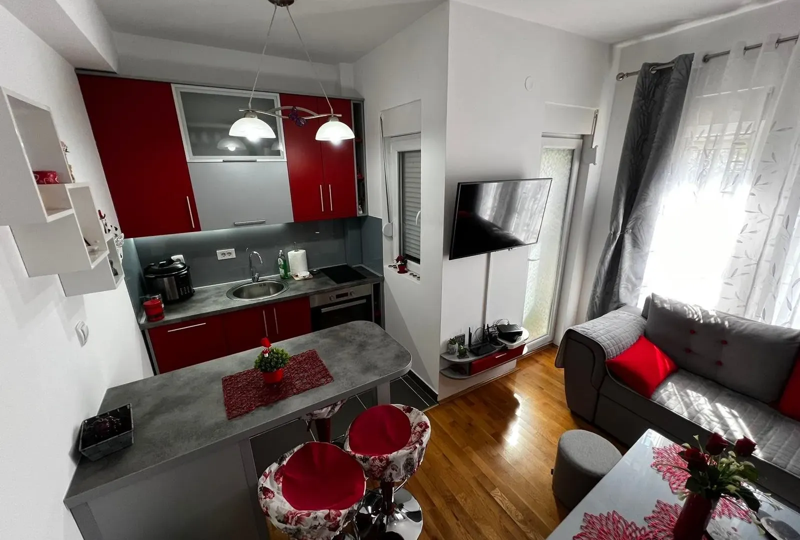 Rent, one bedroom apartment, 35m², Zabjelo, Podgorica