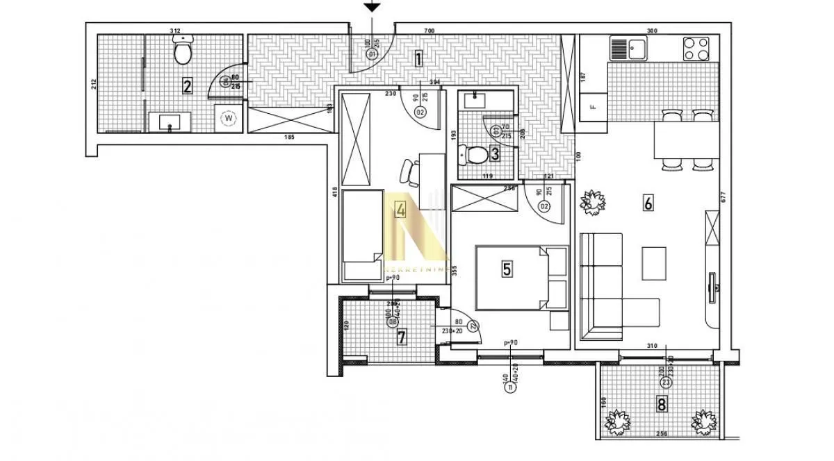 Prodaja, trosoban stan, 67m², Bulevar patrijarha Pavla, Novi Sad Sve Podlokacije