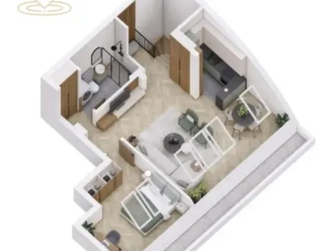 Prodaja, dvosoban stan, 51m², Petrovaradin, Novi Sad - image 1