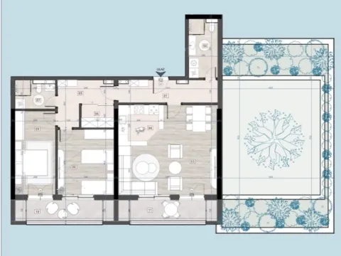 Sale, two bedroom apartment, 177m², Bjeliši, Bar - image 5