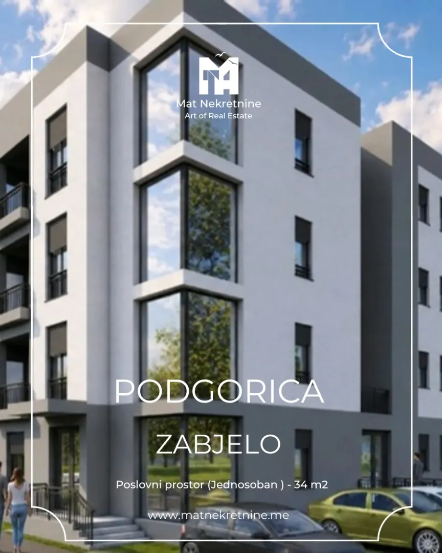 Prodaja, jednosoban stan, 34m², Zabjelo, Podgorica