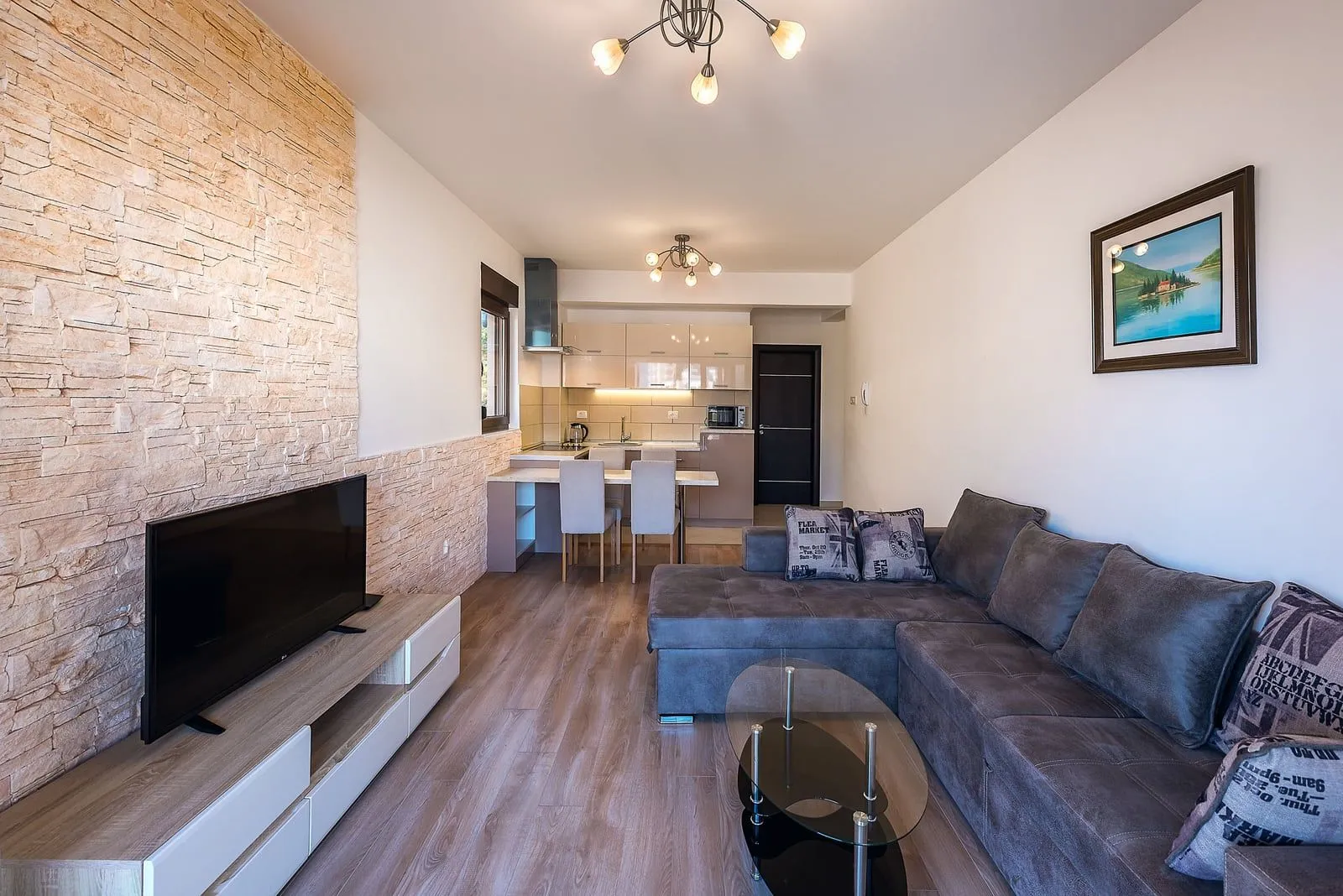 Stan-na-dan, dvosoban stan, 51m², Budva, Crna Gora