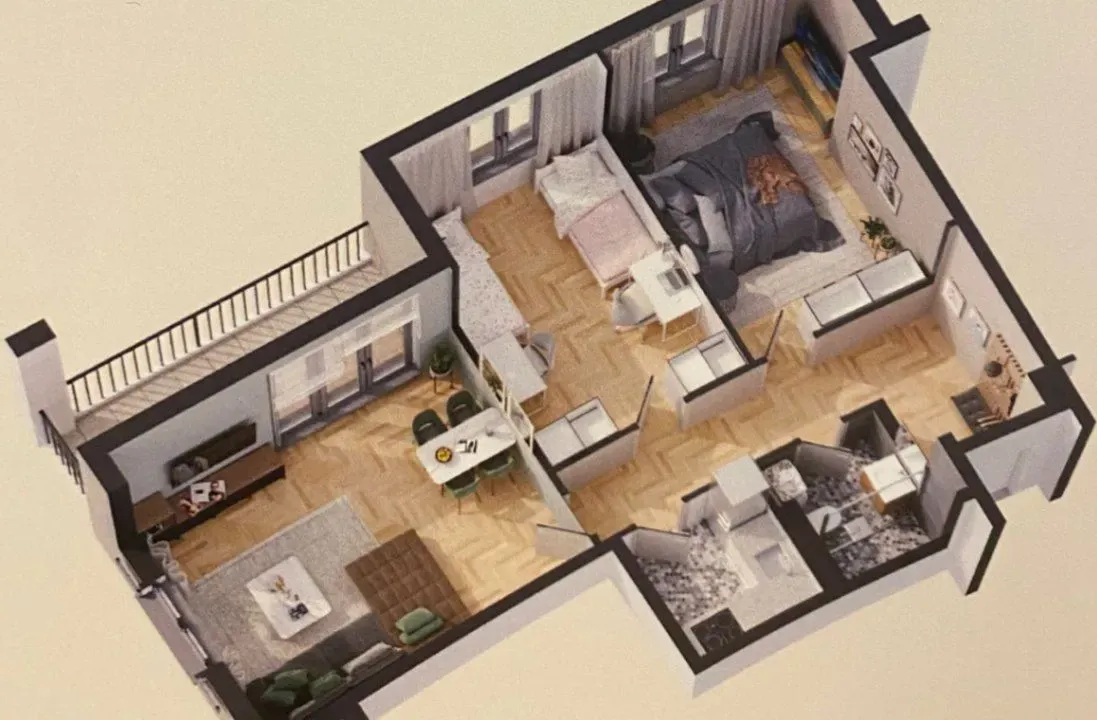 Sale, two bedroom apartment, 65m², Tivat, Crna Gora