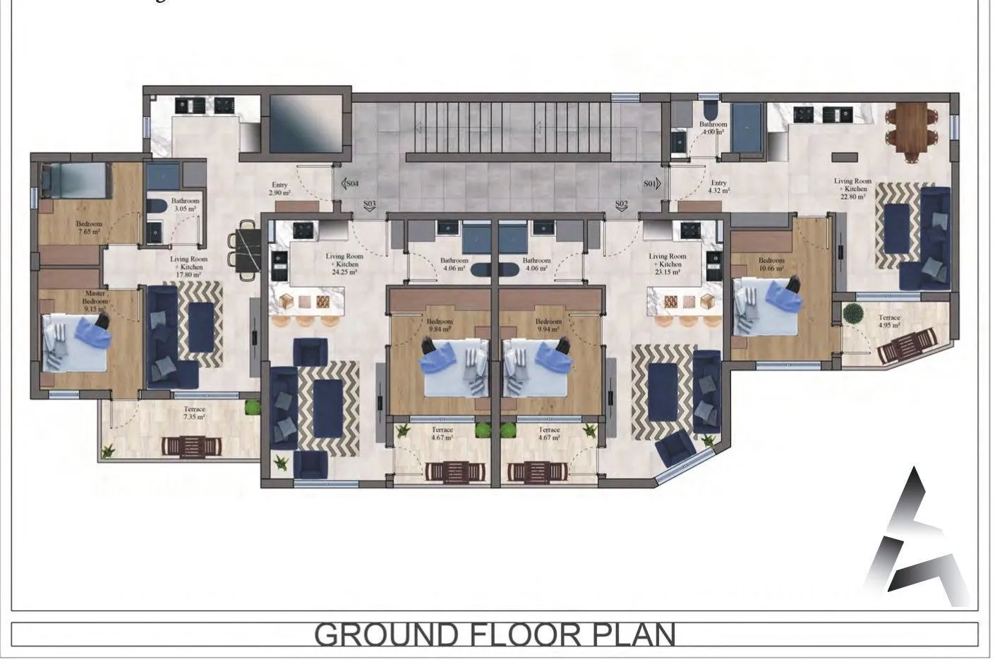 Sale, three bedroom apartment, 200m², Budva, Crna Gora