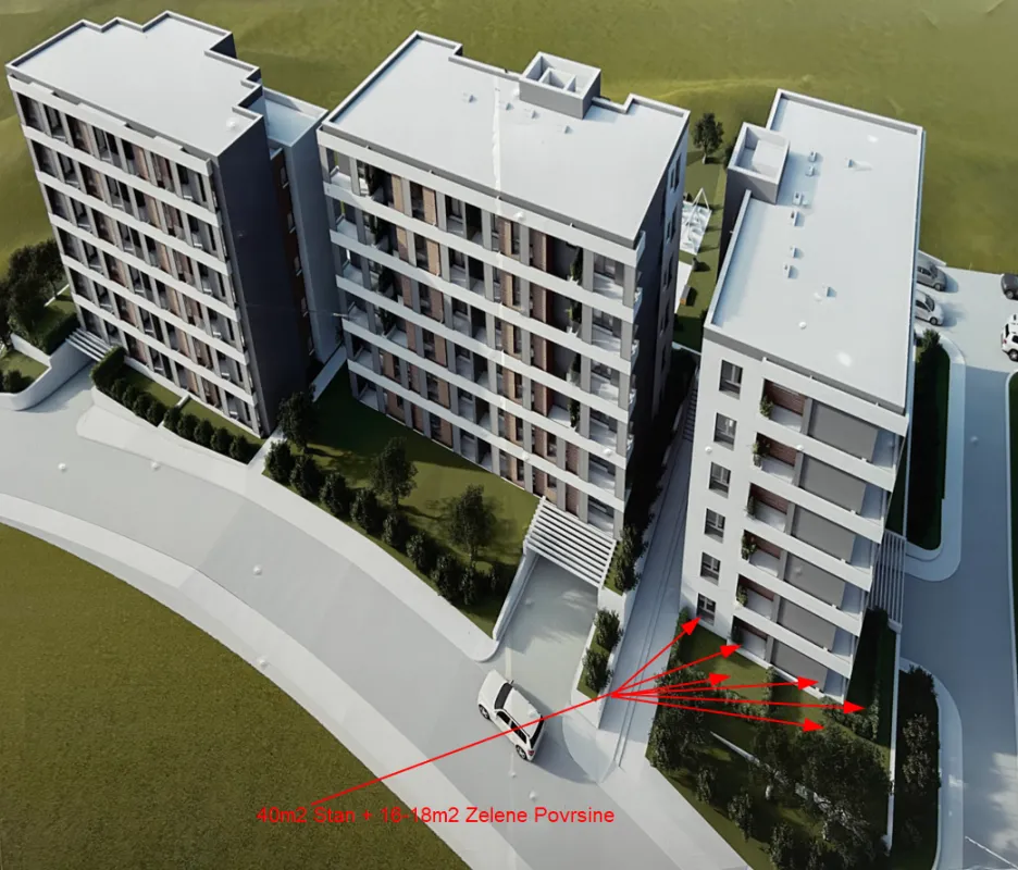 Prodaja, jednosoban stan, 58m², Ilino, Bar