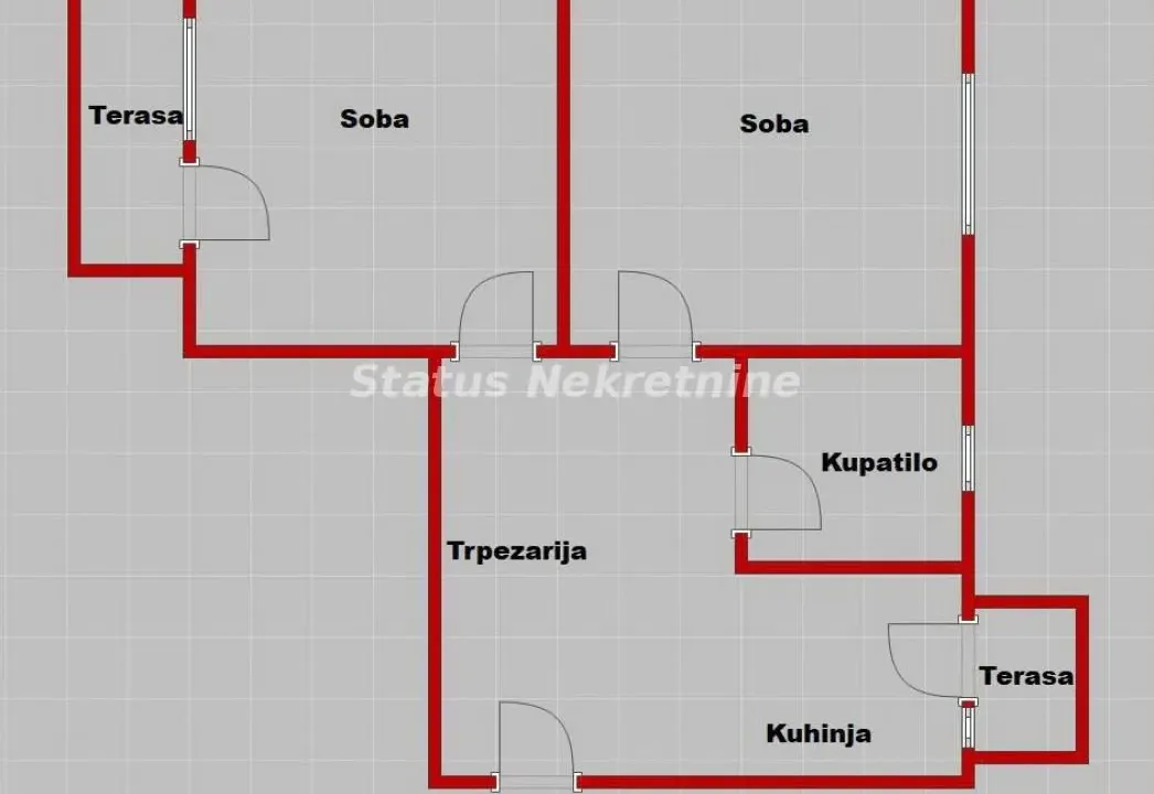 Prodaja, dvosoban stan, 53m², Detelinara, Novi Sad Sve Podlokacije