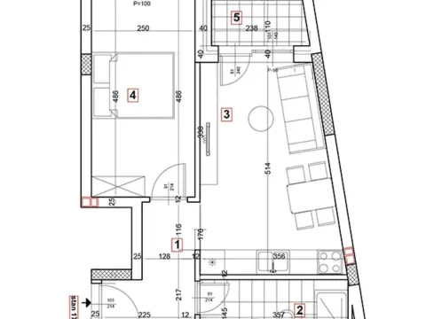 Sale, one bedroom apartment, 41m², Podbara, Novi Sad Sve Podlokacije - image 3