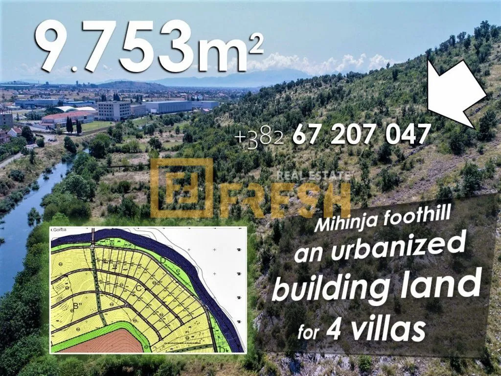 Prodaja, plac, 9753m², Donja Gorica, Podgorica