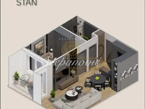 Prodaja, dvosoban stan, 40m², Sajam, Novi Sad Sve Podlokacije - image 3