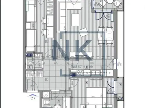 Sale, two bedroom apartment, 71m², Central Point, Podgorica - image 9