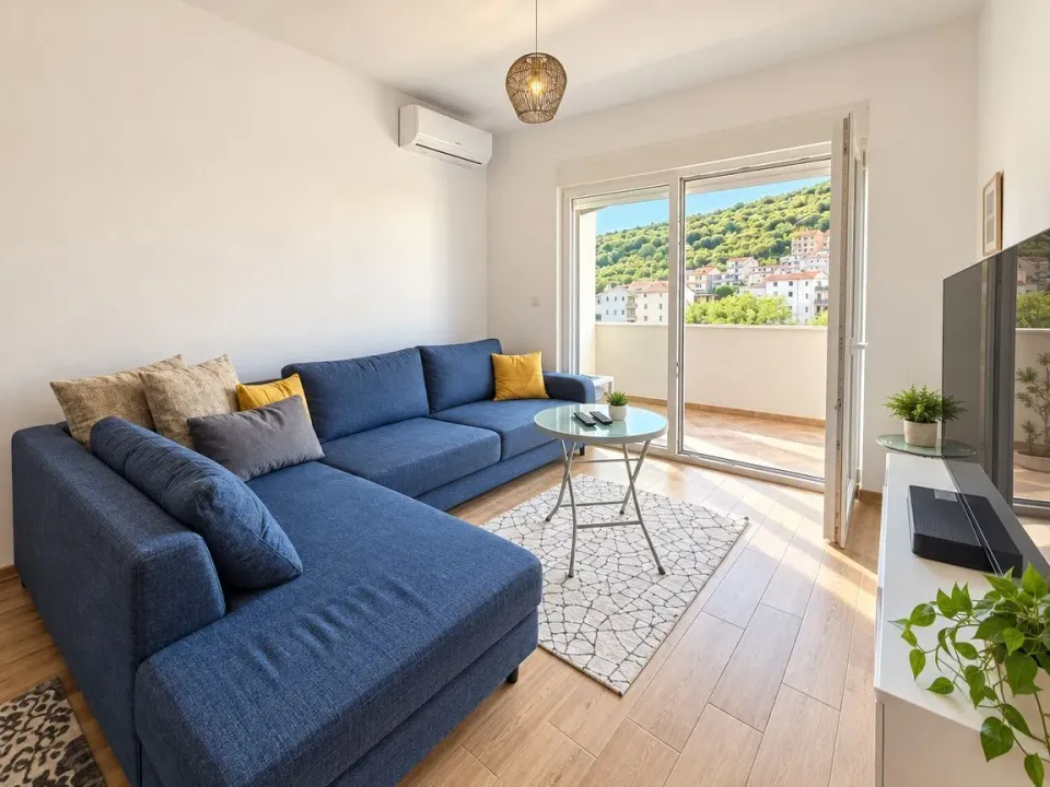 Rent, one bedroom apartment, 43m², Budva, Crna Gora