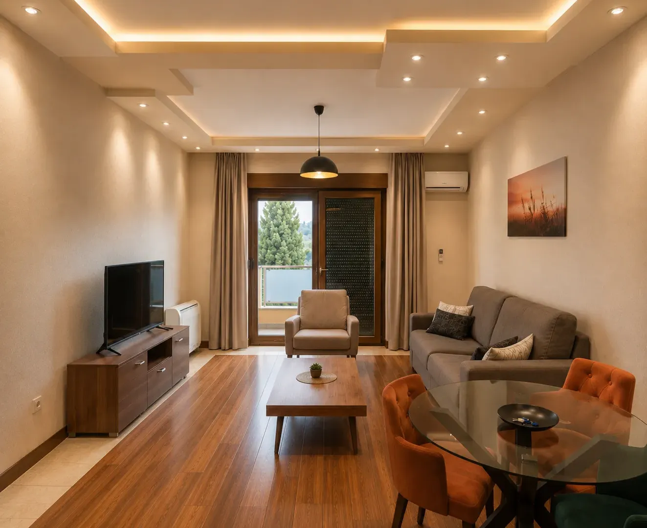 Rent, one bedroom apartment, 57m², Centar, Podgorica