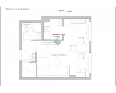 Rent, one bedroom apartment, 25m², Slavija, Vračar Sve Podlokacije - image 9