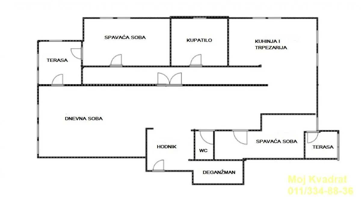 Prodaja, trosoban stan, 93m², Autokomanda, Voždovac Sve Podlokacije