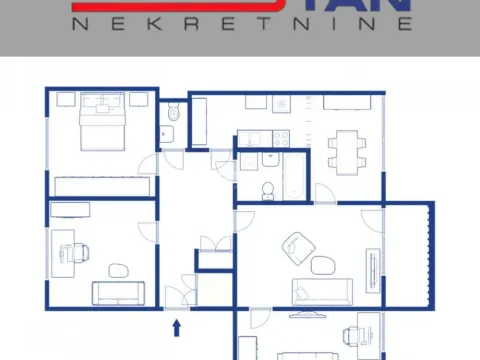 Sale, three bedroom apartment, 93m², Novi Beograd Blok 28, Novi Beograd Sve Podlokacije - image 2