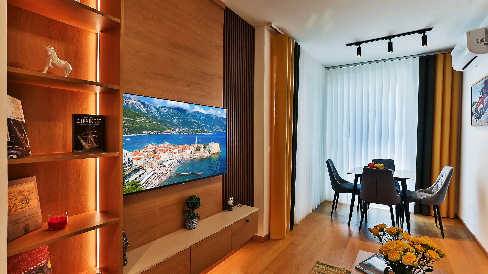 Rent, one bedroom apartment, 48m², Rozino, Budva