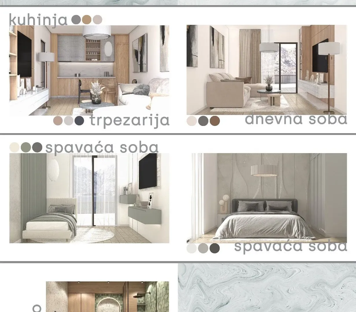 Sale, two bedroom apartment, 55m², Muo, Kotor