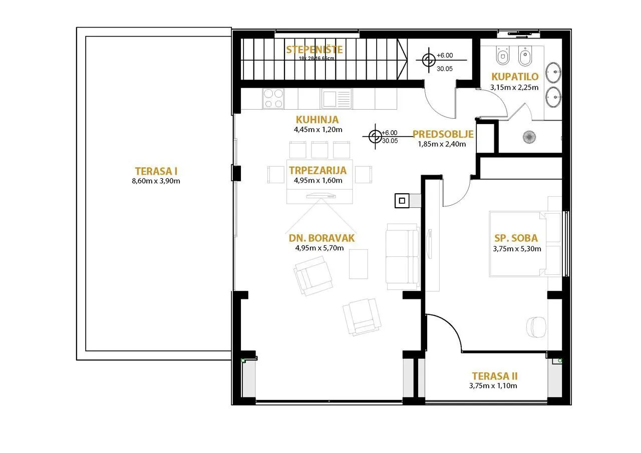 Prodaja, kuća, 495m², Stoliv, Kotor