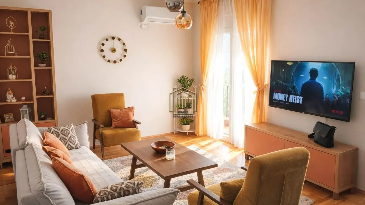 Izdavanje, jednosoban stan, 48m², Zabjelo, Podgorica