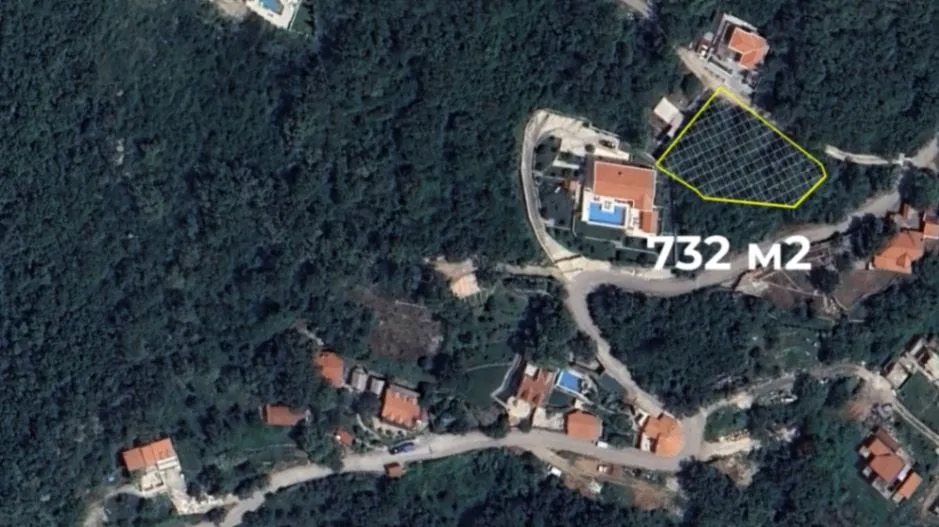Sale, land lot, 732m², Pržno, Budva