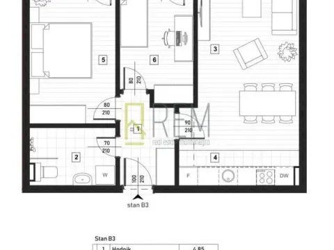 Prodaja, dvosoban stan, 61m², Zagorič, Podgorica - image 11