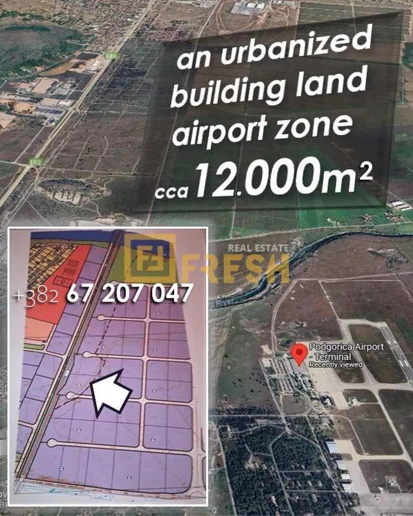 Prodaja, plac, 12000m², Ostalo, Podgorica