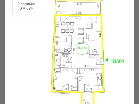 Prodaja, dvosoban stan, 82m², Budva, Crna Gora - image 13
