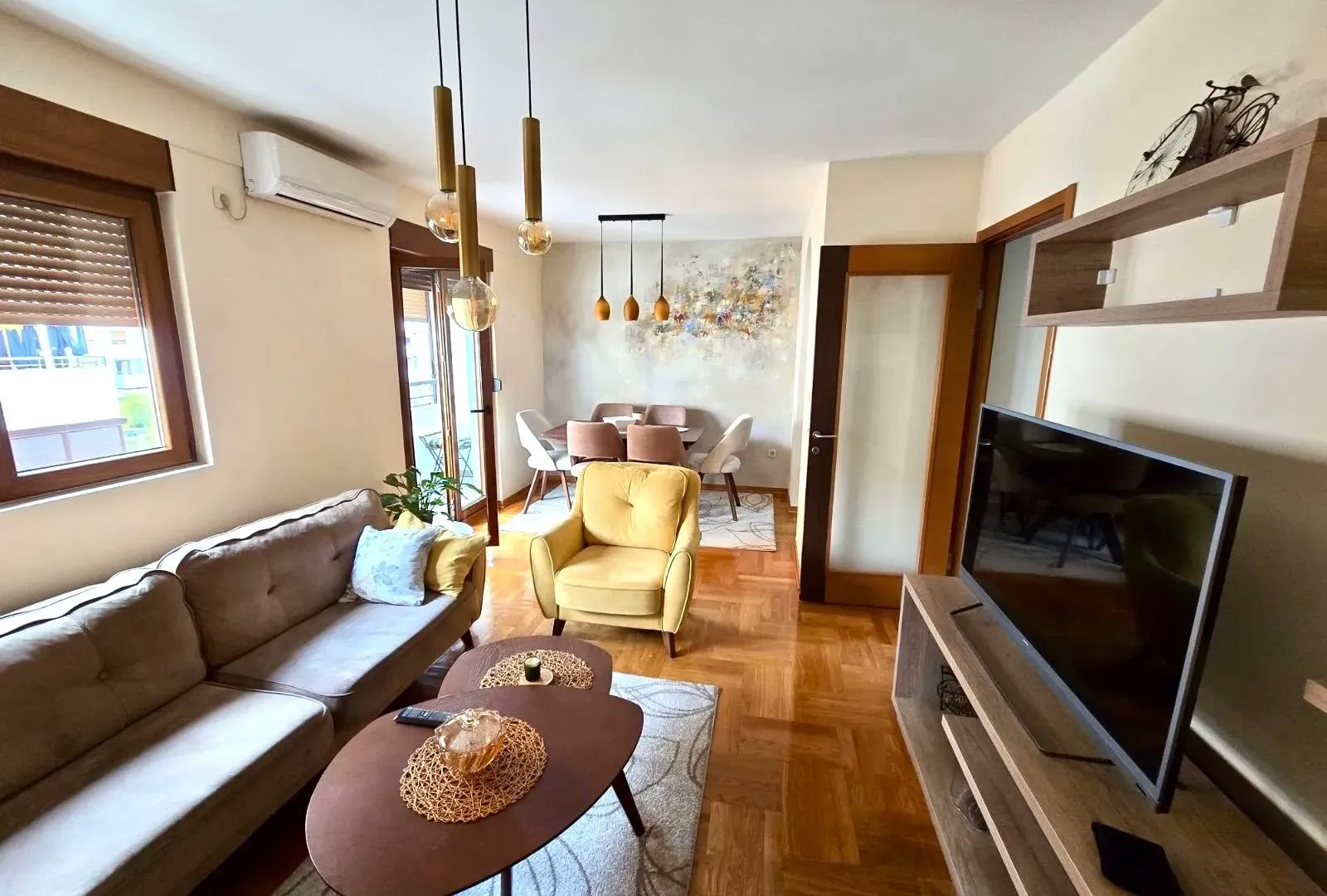 Rent, two bedroom apartment, 70m², Stari Aerodrom, Podgorica