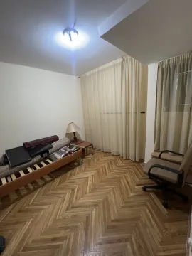 A room featuring parquet flooring and a bed frame. - image 8