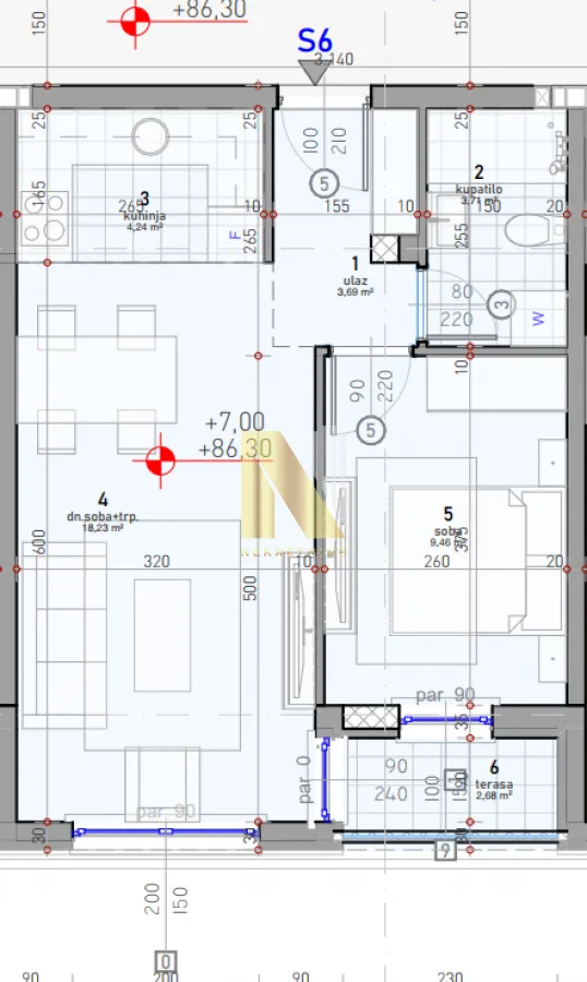 Prodaja, jednosoban stan, 42m², Telep, Novi Sad Sve Podlokacije