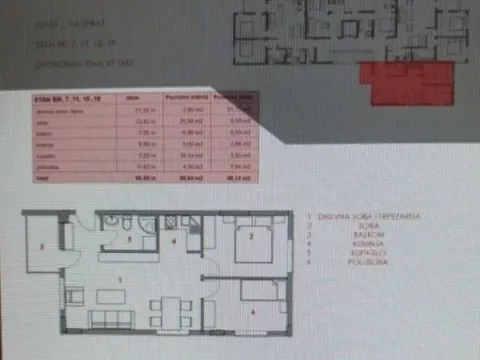 Sale, two bedroom apartment, 49m², Ljubović, Podgorica - image 10
